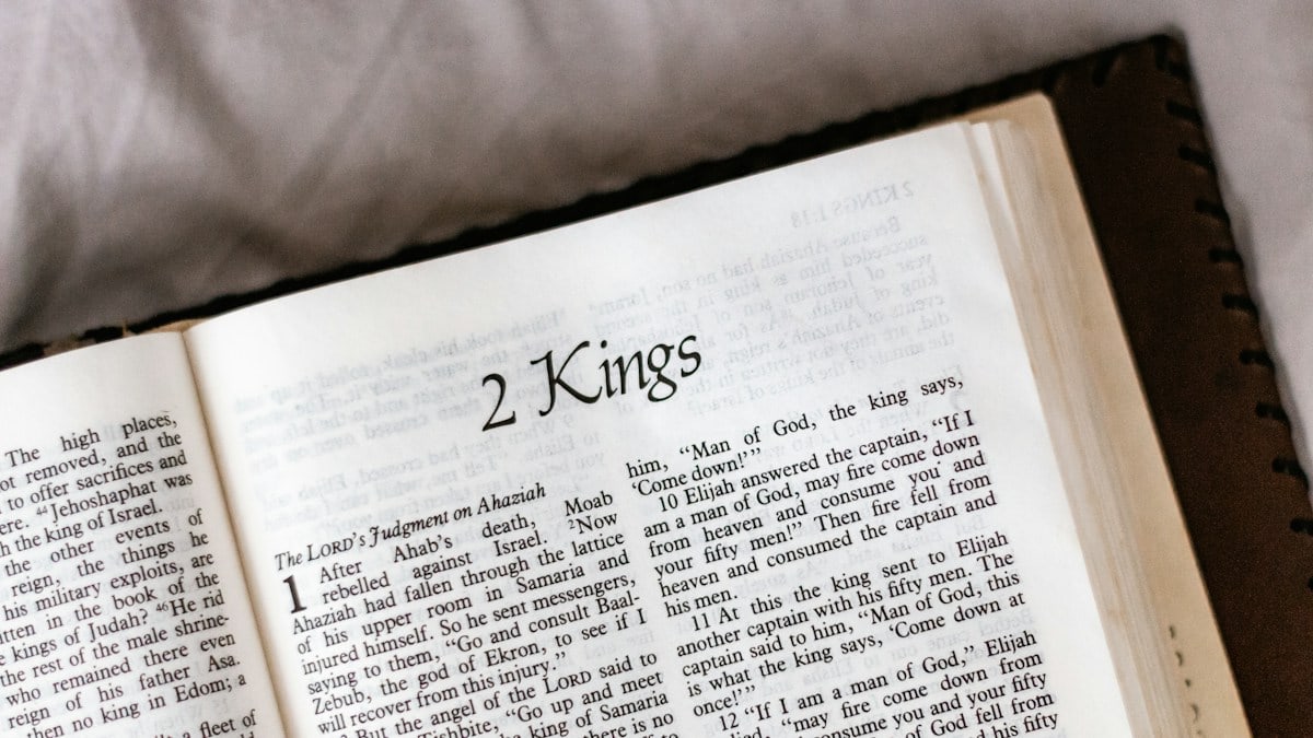 The Bible book of 2 Kings