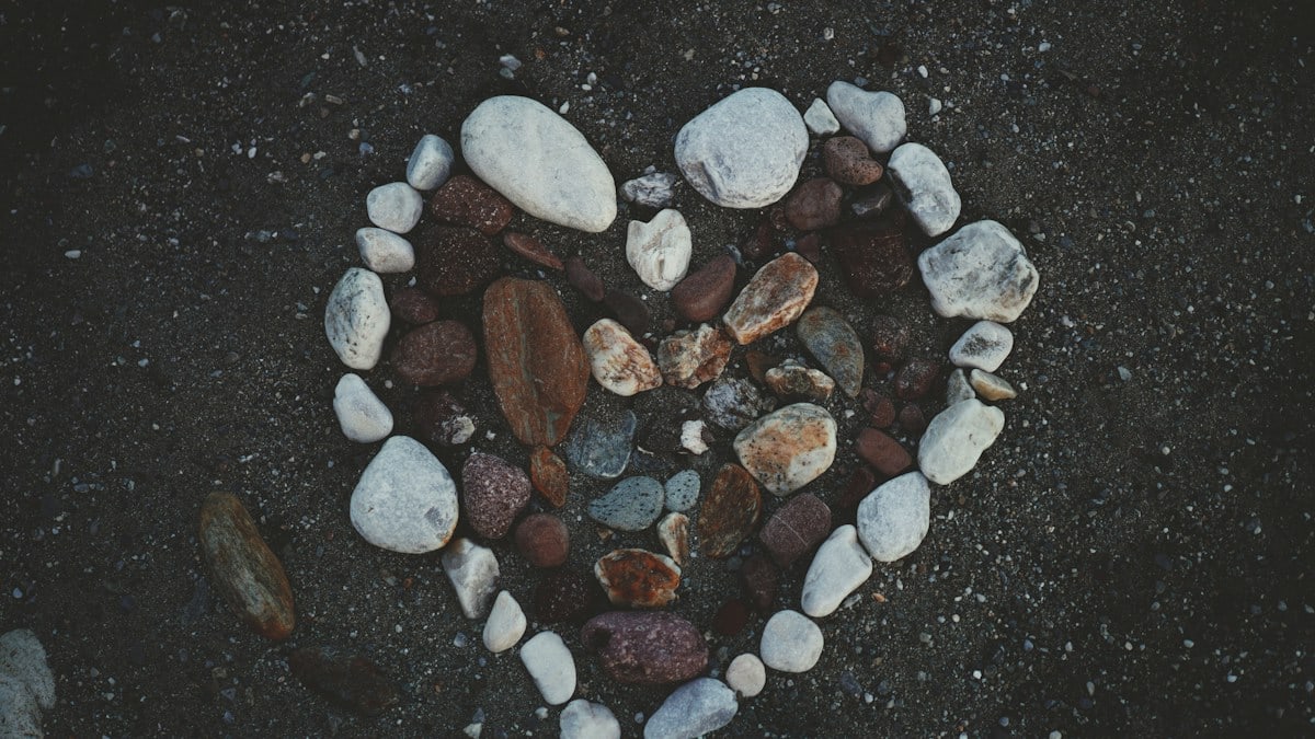 gray and brown stone fragments